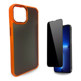 Kit Capa Capinha Case Premium P/ iPhone 11/12 Pro + Película