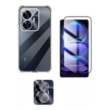 Kit Capa Capinha + Pelicula 3d + P Camera Para Realme C55