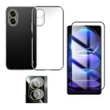 Kit Capa Capinha + Pelicula 3d + P Camera Para Realme C67