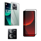 Kit Capa Capinha + Pelicula 3d +p Cam P/ Xiaomi 13t / Mi 13t