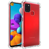 Kit Capa Capinha + Pelicula Vidro Para Galaxy A21s Tela 6.5