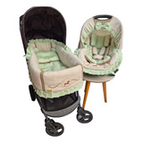 Kit Capa Carrinho Moises E Bebê Conforto