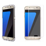 Kit Capa Case Anti Queda Para Galaxy S7 Edge + Pelicula 3d
