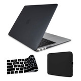 Kit Capa Case Macbook Air A1466 + Bag Neoprene + Pel Teclado