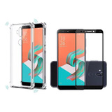 Kit Capa Case + Pelicula 3d Para Asus Zenfone 5 Selfie