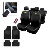 Kit Capa Couro Banco Carro Tapete Volante Chevrolet Astra