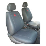 Kit Capa Couro Banco Carro Tapete Volante L200 Triton 2016
