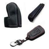 Kit Capa Couro Câmbio Manual + Freio + Chave S10 2012 A 2023