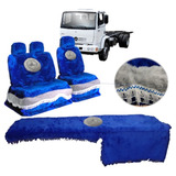 Kit Capa De Banco + Painel Chinil Para Caminhão Mb 1215