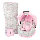 Kit Capa De Bebê Conforto + Carrinho + Redutor - Bailarina