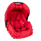 Kit Capa De Bebê Conforto E Redutor - Vermelho