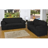 Kit Capa De Sofá Lisa 2 E 3 Lugares Envio Rapido
