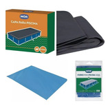 Kit Capa + Forro Para Piscina 3000 Litros Mor Pronta Entrega