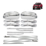 Kit Capa Maçaneta Retrovisor Friso Lateral Pestana Toro Fiat