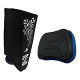 Kit Capa Protetora Antipoeira Ps5 Console + 1 Case Estojo