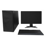 Kit Capa Protetora Impermeável Monitor Teclado Computador