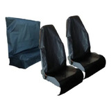 Kit Capa Protetora Praia Areia Água P/ Banco D Carro Pet Pvc