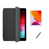Kit Capa Smart Case iPad 9a Geração 10.2 /can/pel - Preto