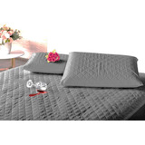 Kit Capa Travesseiro E Colchão Impermeável Casal Queen 3 Pç Cor Cinza-claro Desenho Do Tecido Matelado Impermeável Elástico E Zíper
