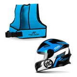 Kit Capacete Infantil + Cinto Colete