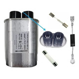 Kit Capacitor 0,70uf + Diodo + Fusível+ Fusível Vidro 0.7a 