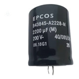 Kit Capacitor Eletrolítico 2200uf 200v + Diodo 1,5ke200a