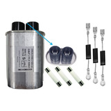 Kit Capacitor Microondas 0,95uf + 3 Diodo + 3 Fusivel 20amp