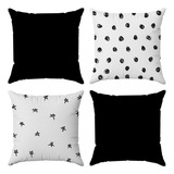 Kit Capas Almofadas Decorativas Minimalista 3 45x45 Id Decor