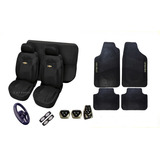 Kit Capas Bancos Pedaleira Tapetes Volante Corsa Wind 97