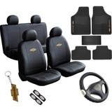 Kit Capas Bancos Pedaleira Tapetes Volante Corsa Wind 98