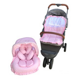 Kit Capas Carrinho+capa Bb Conforto+capota+prot.cinto Gripir