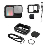 Kit Capinha De Silicone+película Vidro Gopro