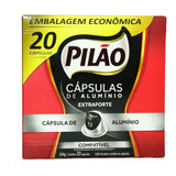 Kit Capsulas Alumínio Cafe Pilão Extraforte