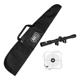 Kit Carabina De Pressao Luneta Capa Alvos Combo Atirador
