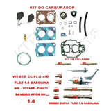 Kit Carburador Weber 495 Tldz Gol/voyage/parati 1.6 Gasolina