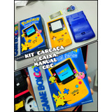 Kit Carcaça + Caixa Para Gameboy