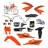Kit Carenagem 14 Peças Bros 150 2009 A 2012 Com Adesivos