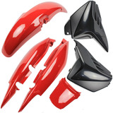 Kit Carenagem Cg 125 Fan 2011 A 2013 Vermelha
