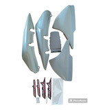 Kit Carenagem Cg Titan 150 Es 2008 Preto Adesivo Sem Pintura