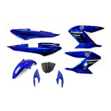 Kit Carenagem Fazer 150 2022 Azul Com Adesivo