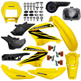 Kit Carenagem Nxr Bros 150 2003/2008 Com Painel + Parafusos