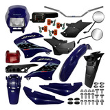 Kit Carenagem Painel Parafusos Piscas Nxr Bros 125 2003/2005