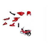 Kit Carenagem Vermelha Moto Hype 50 Jonny