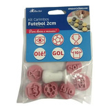 Kit Carimbos Futebol 2cm -uso Profissional*bluestar* Cor Rosa