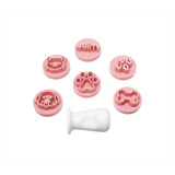 Kit Carimbos Gato/cachorro 2cm P/ Doces - Blue Star
