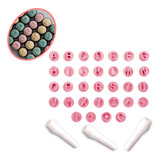 Kit Carimbos Letras P/ Doces Brigadeiros C/32 Pcs Blue Star