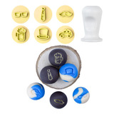 Kit Carimbos Masculinos 2cm-para Brigadeiro*uso Profissional Cor Amarelo