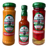 Kit Carolina Reaper Azeite Conserva Molho + Fortes Do Mundo