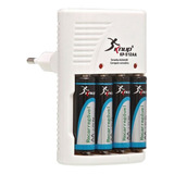 Kit Carregador 4 Pilhas Aa Recarregáveis 4500mah Câmera Xbox