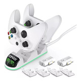 Kit Carregador Duplo Dock 2 Bateria P/ Xbox Series One X / S